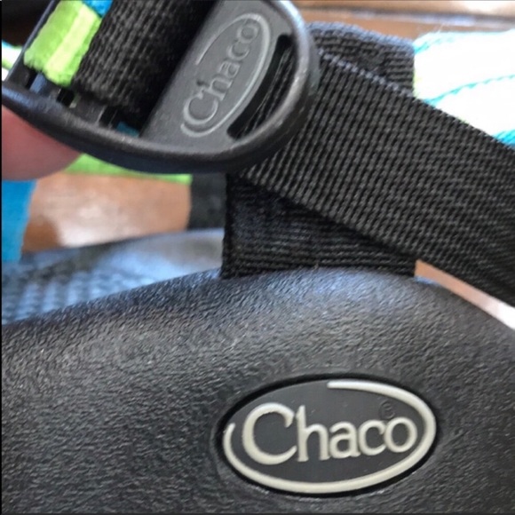 Chaco ZX2 Blue & Green Performance Sandals - Picture 7 of 8